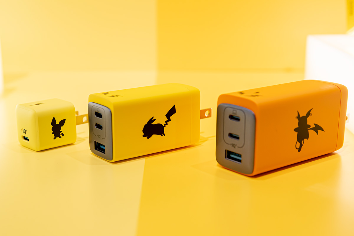 ANKERライチュー ピカチュウ ピチュー３個セット急速充電器-