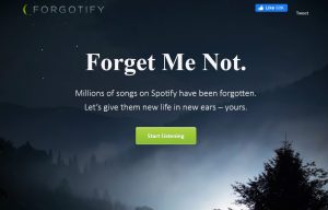 Forgotify Spotifyから再生0回の隠れた“名曲”?をピックアップするウェブページ「Forgotify」 | Gadget Gate