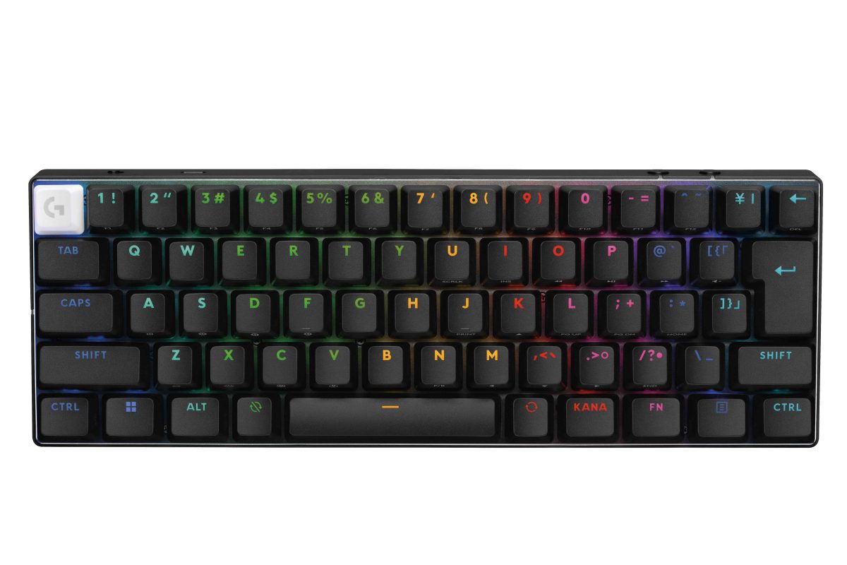 ロジクールG、初の60％ミニサイズ・ゲーミングキーボード「PRO X 60」。「KEYCONTROL」も新搭載